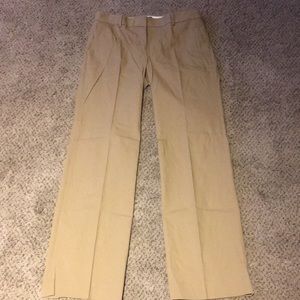 J Crew City Fit khaki trousers size 10R